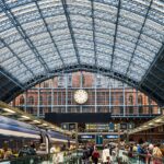 london, eurostar, station, building, king's cross, train, busy, eurostar, eurostar, eurostar, eurostar, eurostar